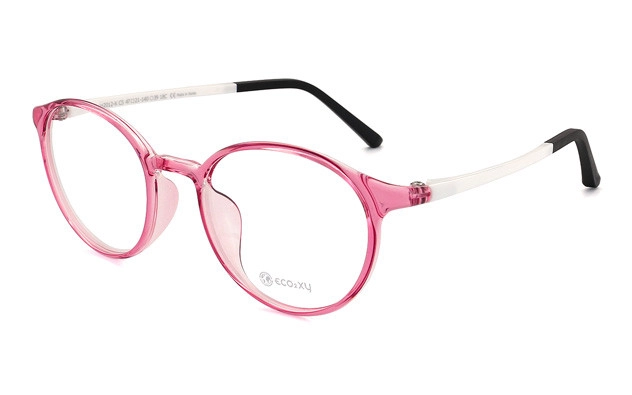 ECO2012-K 粉 × 白搭配眼鏡