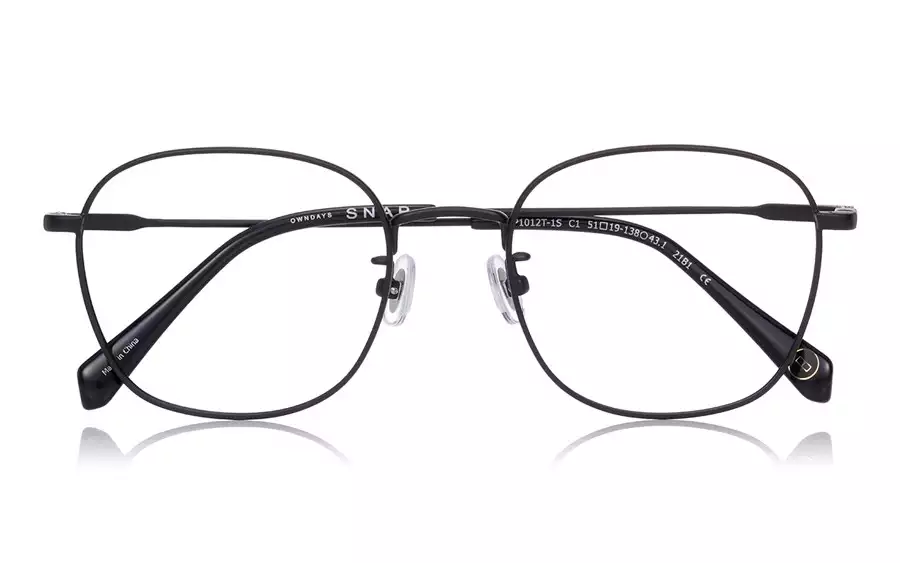 Eyeglasses OWNDAYS SNAP SNP1012T-1S  ブラック