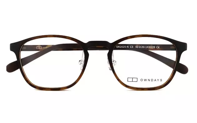 Eyeglasses OWNDAYS OR2025-N  マットブラウンデミ