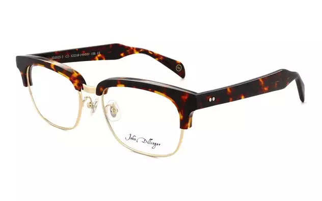 Eyeglasses John Dillinger JD2025-J  ブラウンデミ