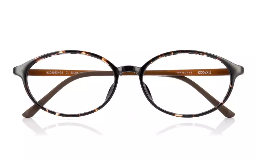 Eyeglasses eco²xy ECO2023K-3S  Brown Demi