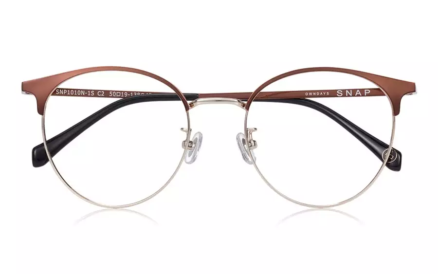 Eyeglasses OWNDAYS SNAP SNP1010N-1S  ブラウン