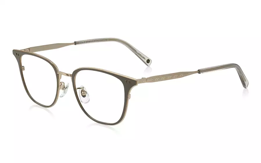 Eyeglasses John Dillinger JD1037B-2A  カーキ
