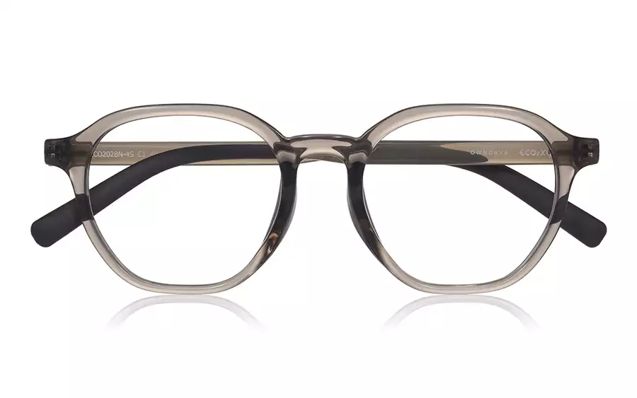 Eyeglasses eco²xy ECO2028N-4S  クリアブラウン