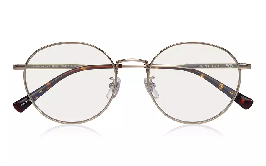 Eyeglasses OWNDAYS BLUE SHIELD PC1001N-4S  Gold