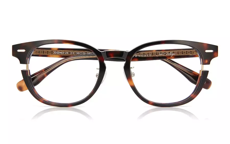 Eyeglasses John Dillinger JD2046T-2S  ブラウンデミ