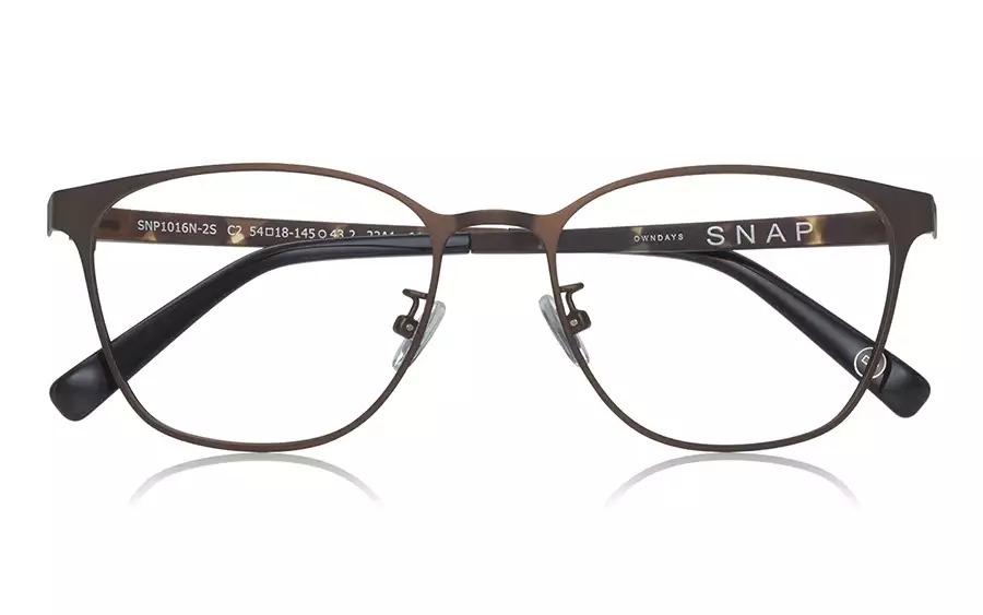 Eyeglasses OWNDAYS SNAP SNP1016N-2S  マットブラウン