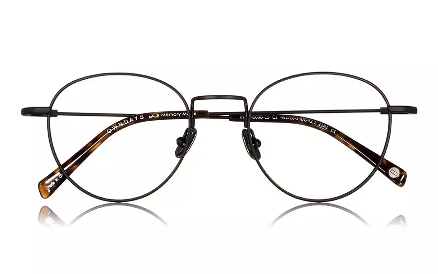 Eyeglasses Memory Metal EUMM100B-1S  Black