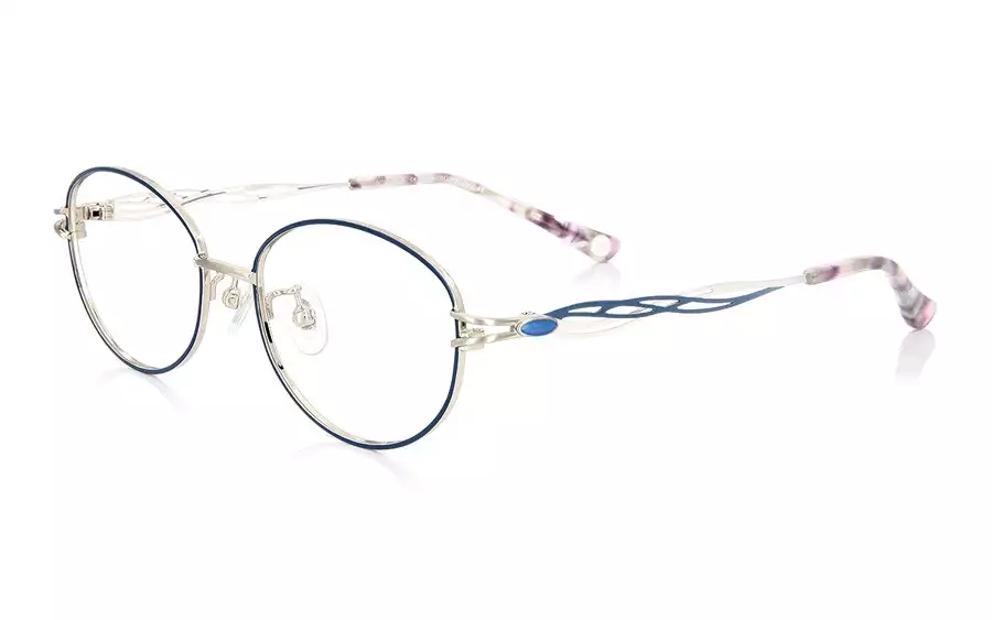 Eyeglasses Amber AM1014T-1A  ブルー