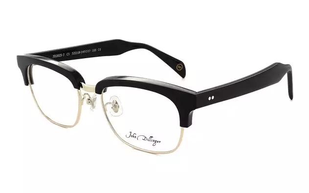 Eyeglasses John Dillinger JD2025-J  ブラック