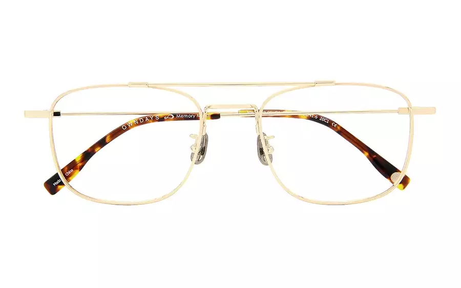 Eyeglasses Memory Metal MM1003B-0S  ゴールド