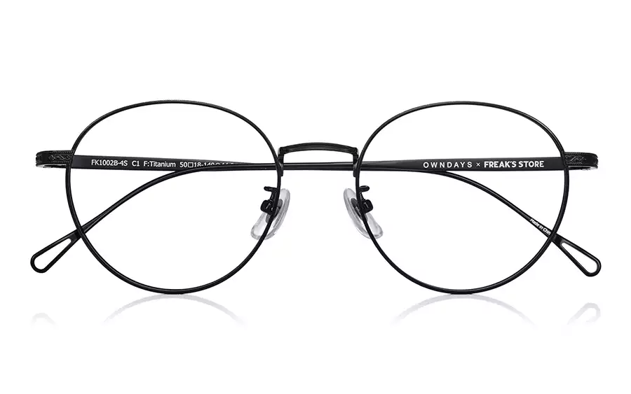 Eyeglasses OWNDAYS × FREAK'S STORE FK1002B-4S  マットブラック