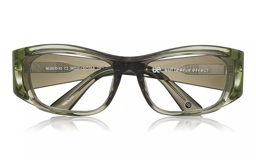 Eyeglasses BUTTERFLY EFFECT BE2023J-3S  カーキ