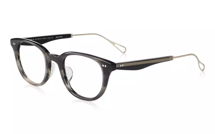 Eyeglasses John Dillinger JD2048B-2A  ブラックマーブル
