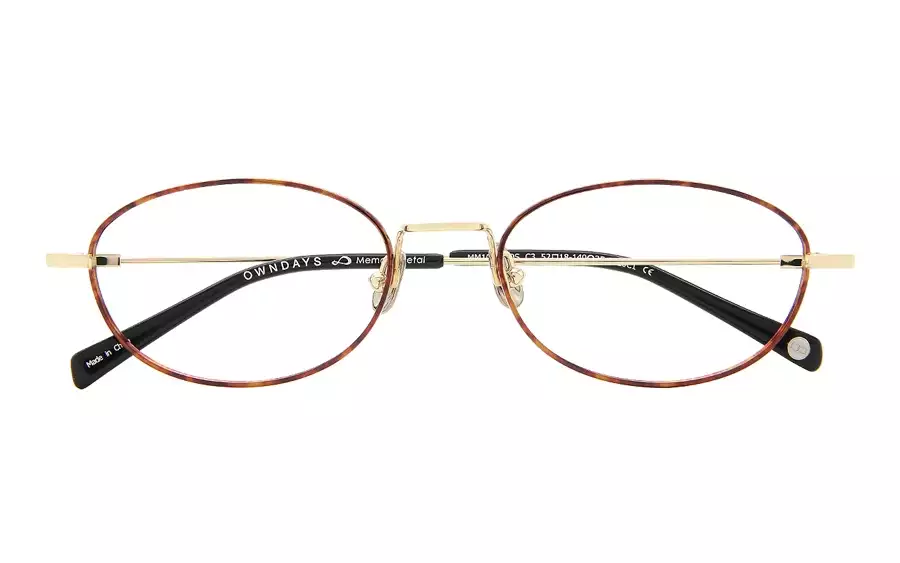 Eyeglasses Memory Metal MM1007B-0S  ブラウンデミ