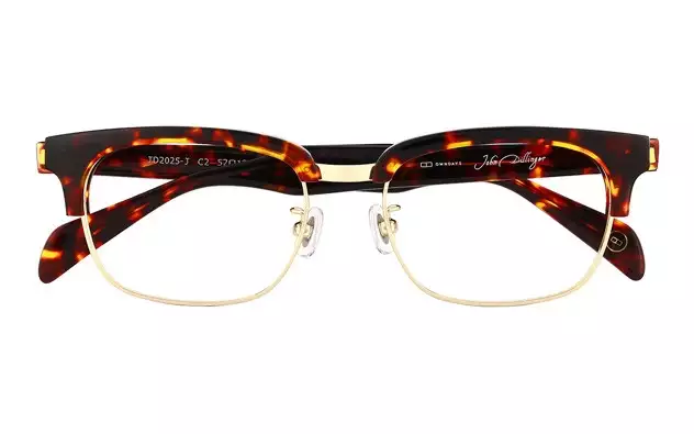 Eyeglasses John Dillinger JD2025-J  ブラウンデミ