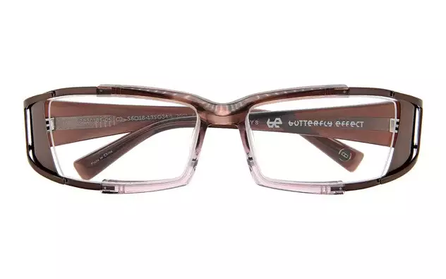 Eyeglasses BUTTERFLY EFFECT BE2018J-0S  ブラウンデミ