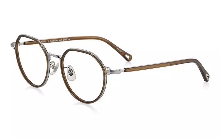 Eyeglasses OWNDAYS × FREAK'S STORE FK1001B-4S  Light Brown