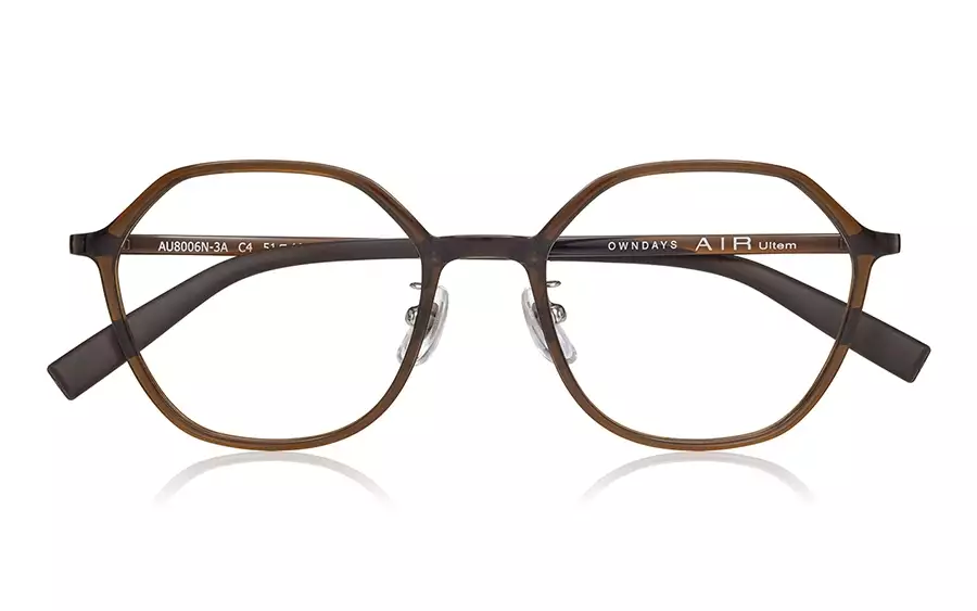Eyeglasses AIR Ultem AU8006N-3A  Brown
