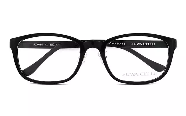 Eyeglasses FUWA CELLU FC2006-T  ブラック