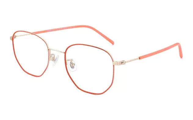 Eyeglasses lillybell LB1001G-8A  オレンジ