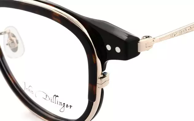 Eyeglasses John Dillinger JD2016-T  ブラウンデミ