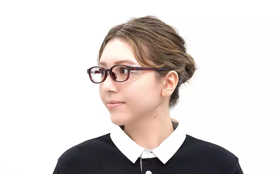 Eyeglasses OWNDAYS 花粉 2WAY GUARD PG2018T-4S  クリアレッド