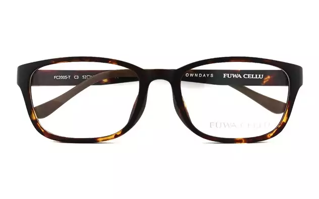Eyeglasses FUWA CELLU FC2005-T  マットブラウンデミ
