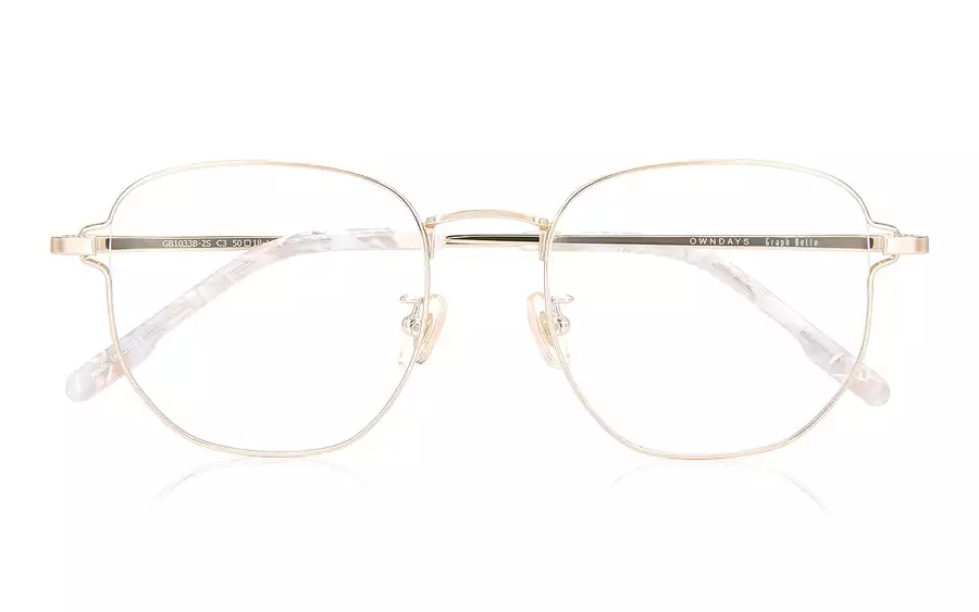 Eyeglasses Graph Belle GB1033B-2S  ゴールド