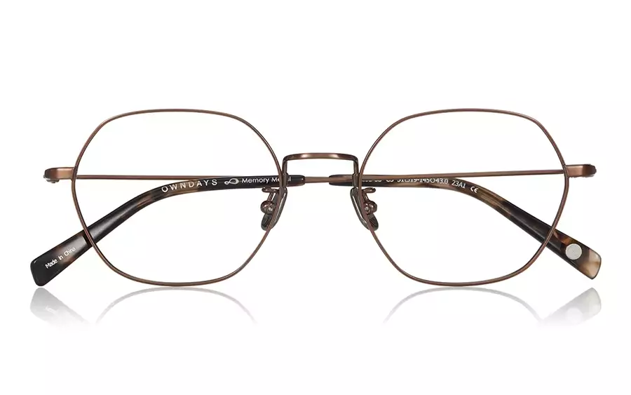 Eyeglasses Memory Metal MM1013B-3S  ブラウン