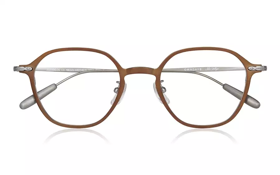Eyeglasses John Dillinger JD1039G-3S  ブラウン