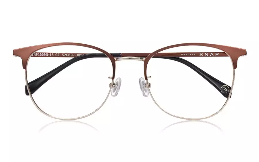 Eyeglasses OWNDAYS SNAP SNP1009N-1S  ブラウン