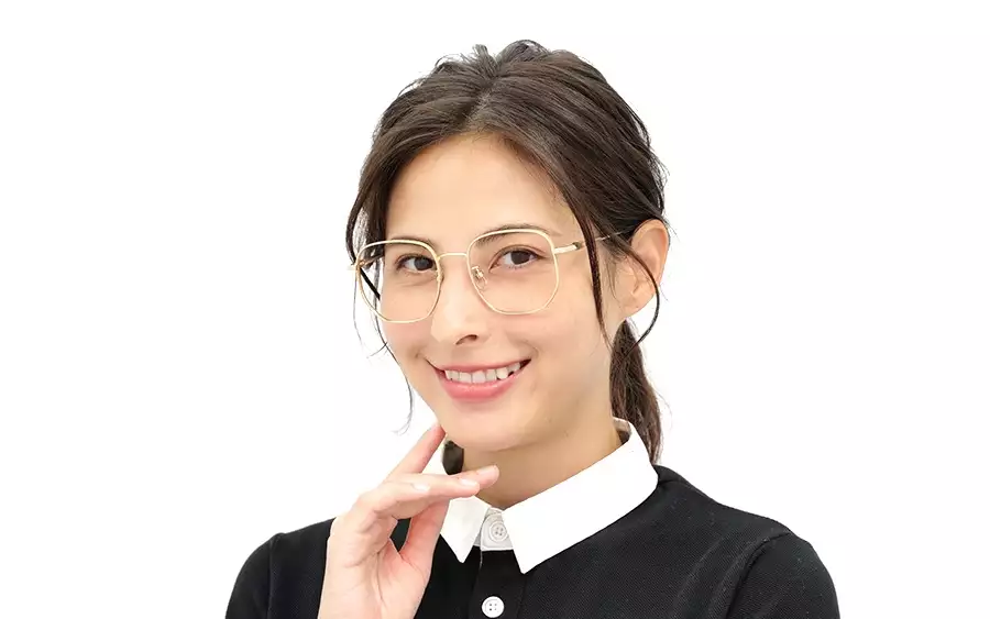 Eyeglasses lillybell LB1016G-3S  ゴールド