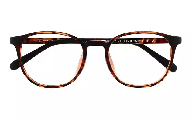 Eyeglasses OWNDAYS OR2027N-8A  ブラウンデミ
