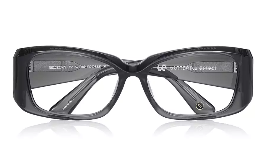 Eyeglasses BUTTERFLY EFFECT BE2022J-3S  スモーク