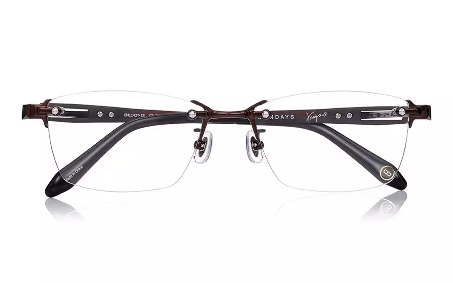 Eyeglasses K.moriyama KM1142T-1S  Dark Brown