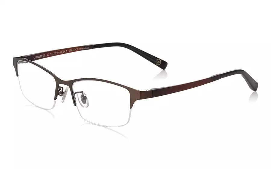 Eyeglasses OWNDAYS SNAP SNP1017N-2S  マットブラウン