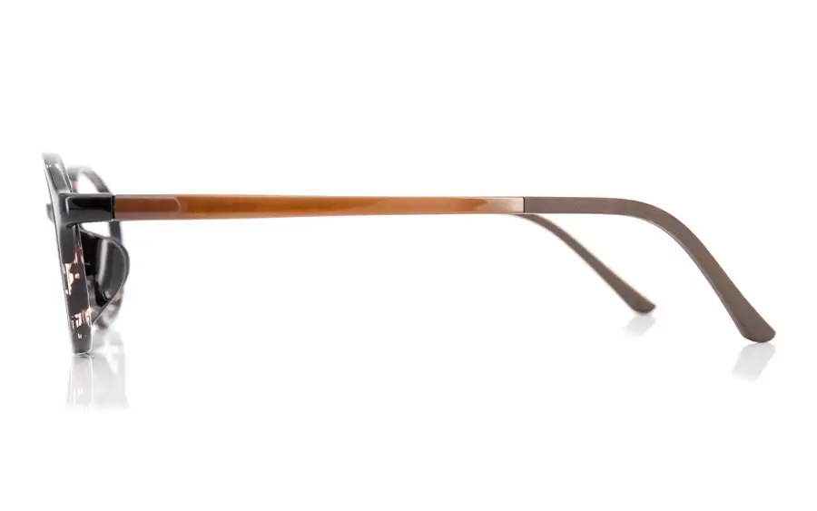 Eyeglasses eco²xy ECO2023K-3S  ブラウンデミ