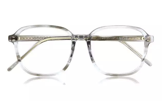 Eyeglasses +NICHE NC3016J-0S  クリアグレーデミ