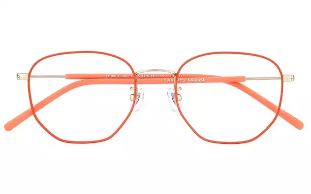 Eyeglasses lillybell LB1001G-8A  オレンジ