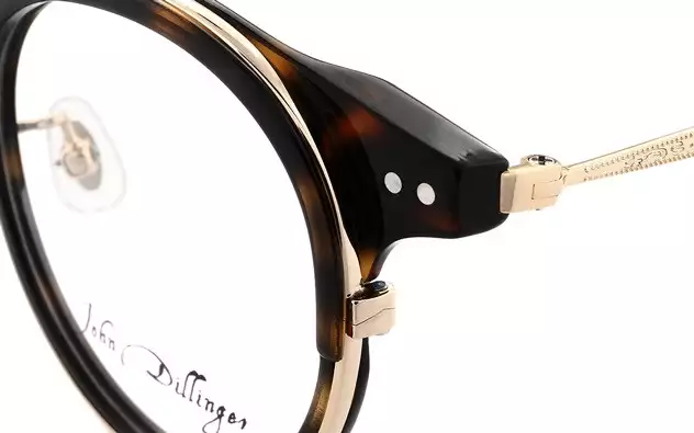 Eyeglasses John Dillinger JD2015-T  ブラウンデミ