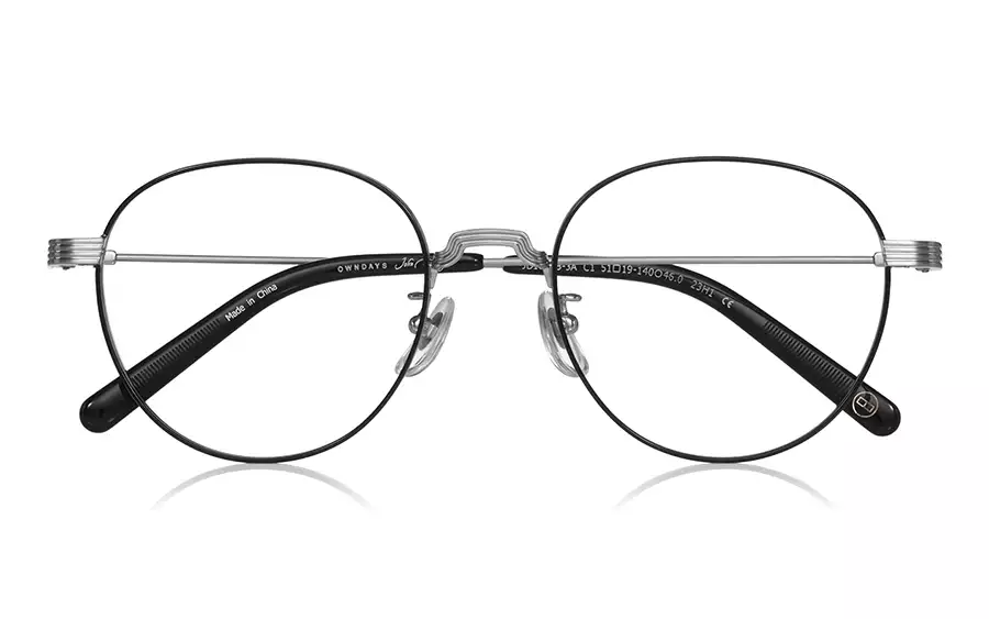 Eyeglasses John Dillinger JD1043B-3A  ブラック