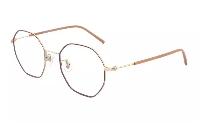 Eyeglasses lillybell LB1002G-8A  ブラウン