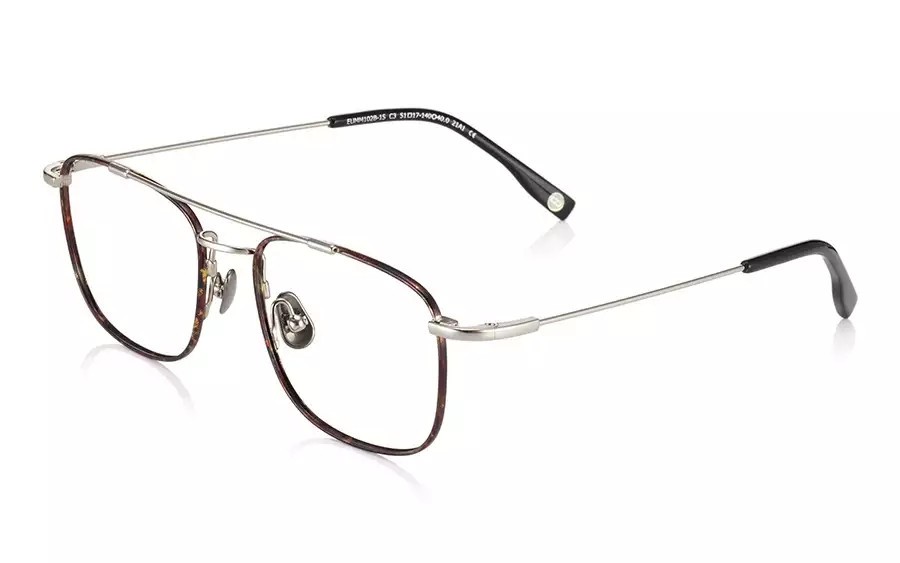 Eyeglasses Memory Metal EUMM102B-1S  Brown Demi