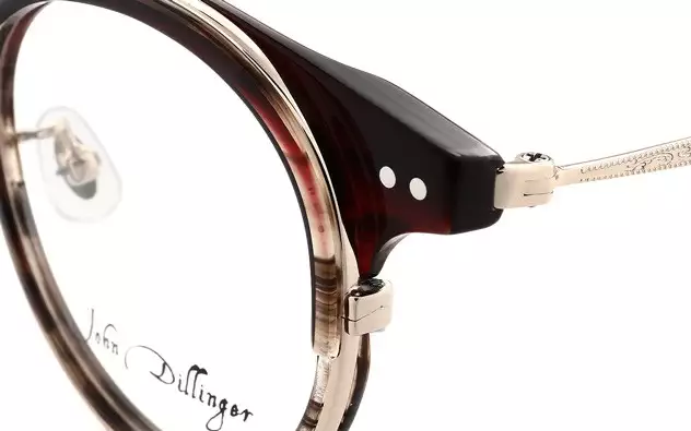 Eyeglasses John Dillinger JD2015-T  レッドデミ