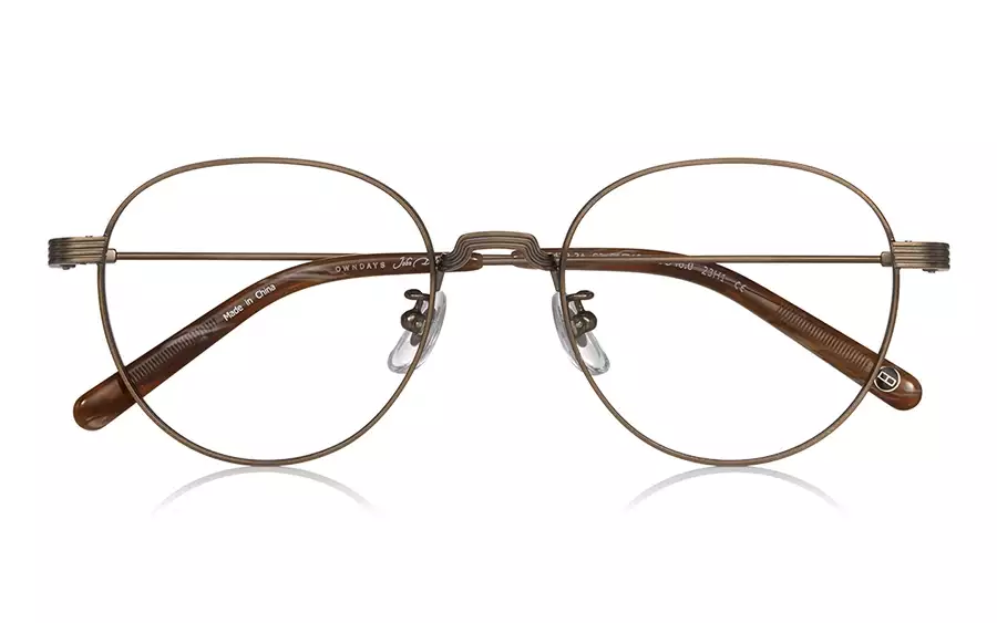Eyeglasses John Dillinger JD1043B-3A  ゴールド