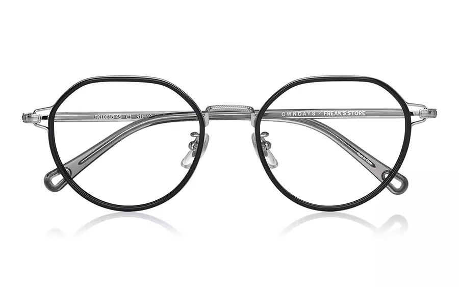 Eyeglasses OWNDAYS × FREAK'S STORE FK1001B-4S  ブラック