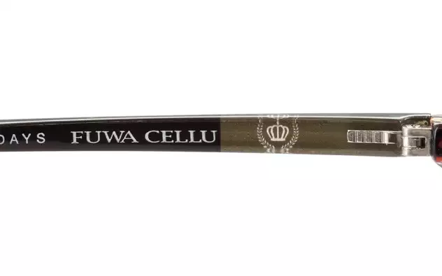 Eyeglasses FUWA CELLU FC2002-T  ブラウンデミ