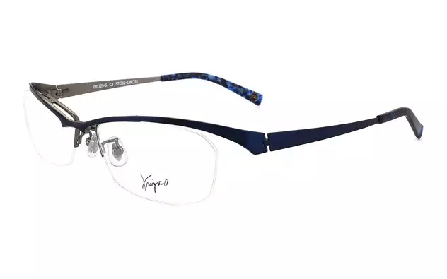 Eyeglasses K.moriyama KM1129-G  ネイビー