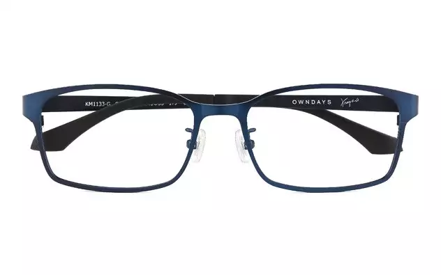 Eyeglasses K.moriyama KM1133-G  ブルー